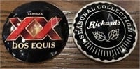 Pair Of Beer Tap Handle Buttons