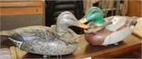 PAIR OF VICTOR DUCK DECOYS