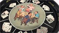 Vintage Masonware alcohol resistant poker serving
