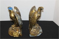 PAIR OF METAL EAGLE BOOKENDS
