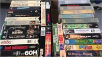 34 vintage VHS movies