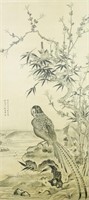 WANG RUOSHUI Chinese 13-14th Century Watercolor