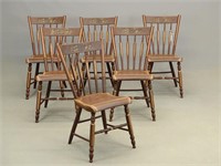 Set of (6) 19th c. Pennsylvania Chairs