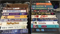 20 Elvis Vintage VHS movies and 8 vintage VHS