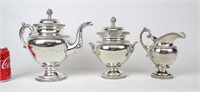 19th c. Silver Tea Set