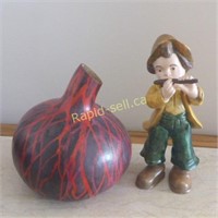 Artisan Gourd & Ceramic Piper