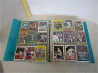 Baseball cards; full binder many different players