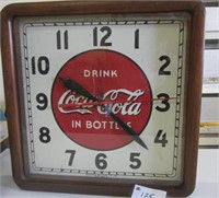 ORIGINAL 1939 DRINK COCA COLA  ELECTRIC CLOCK