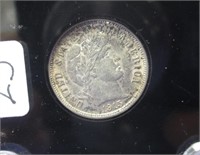 1915 BARBER DIME AU-UNC CONDITION