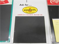 ASK FOR PENNZOIL CHALK SIGN