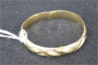 14K YELLOW GOLD BRACELET - SIGNED: E. RINE - 12.8