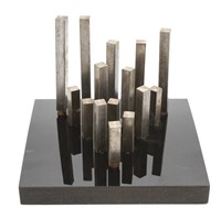 Modern Rectangles Steel Sculpture