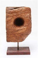 Isamu Noguchi Manner Biomorphic Wood Sculpture