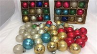 Vintage glass ball ornaments variety