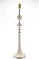 After Giacometti "Tete De Femme" Table Lamp