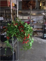 Faux Ceiling Hanging Plant and Basket