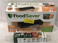 2 items:  Food saver vacuum sealing system. And