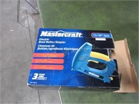 Mastercraft brad nailer and roll of sand paper