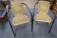 2 Stackable Patio / Porch Chairs