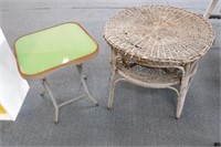 Wicker Table & Foldable Table