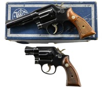 2 SMITH & WESSON MODEL 10 REVOLVERS.