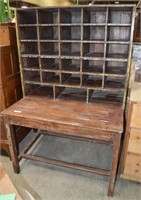 Post  Office Sorting Station - 60"h 39"l x 31"w