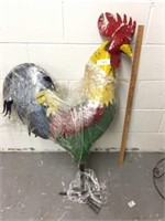 metal rooster 41" tall