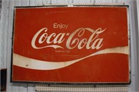 Rectangular metal Coke Sign 60" x 40" H