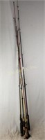 Lot Of 8 Fishing Poles Rods Catchmaster & More