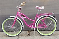 Huffy Panama Jack Girls Beach Bike Cruiser Pink