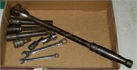 Tool Lot Snap-on L-715 Ratchet & S-k Wrenches