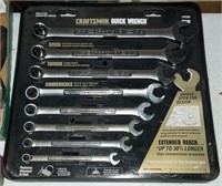 Craftsman Quick Wrench Set Combination W/ Holder