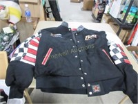 Nascar Dale Earnhardt leather and wool jacket