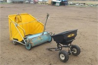 Parker Lawn Sweeper & Agri-Fab Spreader,