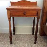 Antique One Drawer Stand with Gallery