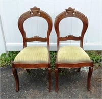 2 Victorian Side Chairs
