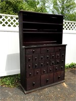 Vintage/Antique Apothecary General Store Cabinet