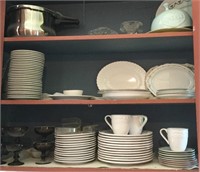 2 Cabinets of China and Glassware