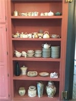 5 Shelves of Porcelain and Plates