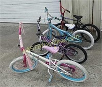 4 kids bikes