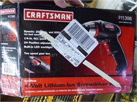 Craftsman 4 volt screwdriver kit