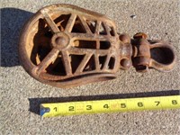 Vintage Iron Pulley
