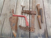 Bar Clamp, Bucket Tooth and Wedges, etc