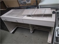 Kangaroo Kabinets White Sewing Machine Table