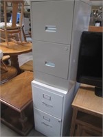 Two 2 Drawer File Cabinets