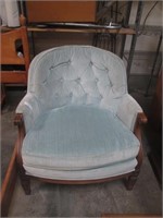 Vintage Button Back Arm Chair