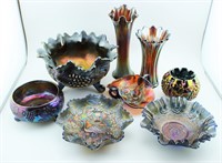 Carnival And Fenton Glass Collection Auction