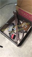 Box of rusty tools