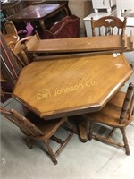 MAPLE TABLE & 4 CHAIRS