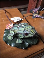 FROG STAINED GLASS LIGHT
